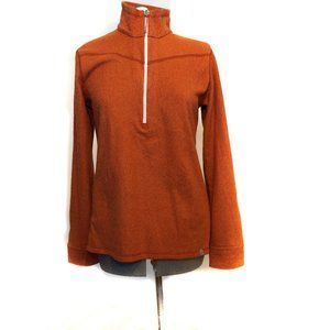 Stio Turpin Fleece 1/2 Zip Pullover Orange Size L